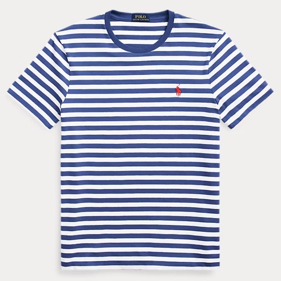 Polo Ralph Lauren Tops - Polo Ralph Lauren Women’s Nautical Stripe Short Sleeve Tee size Large